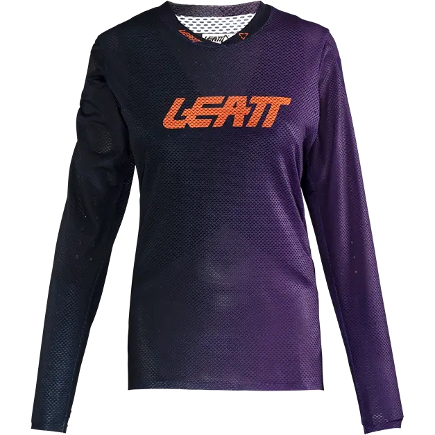 Leatt MTB Gravity 4 0 Shirt Met Lange Mouwen Dames Paars BIKE24