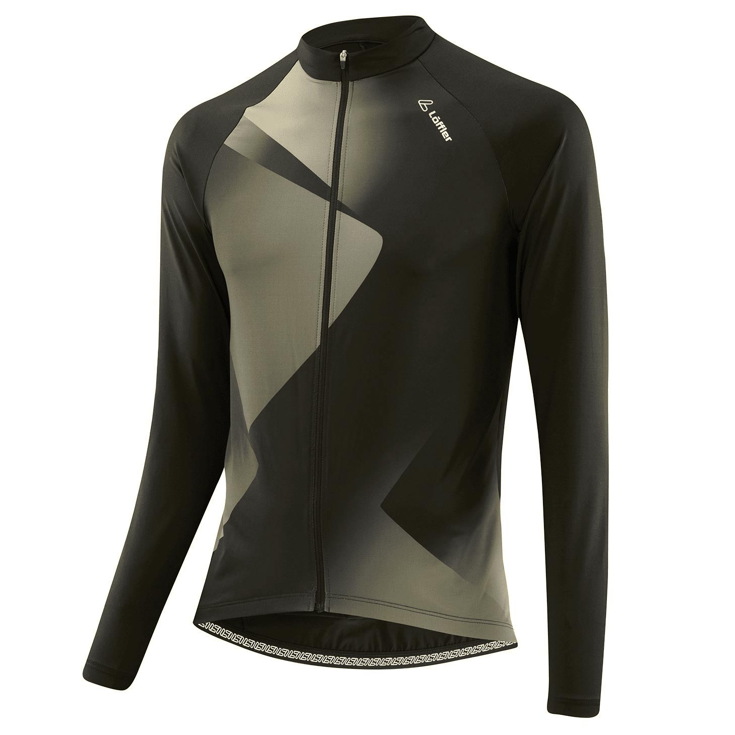 Löffler Full Zip Geo Hotbond Fietsshirt olijf 395 BIKE24