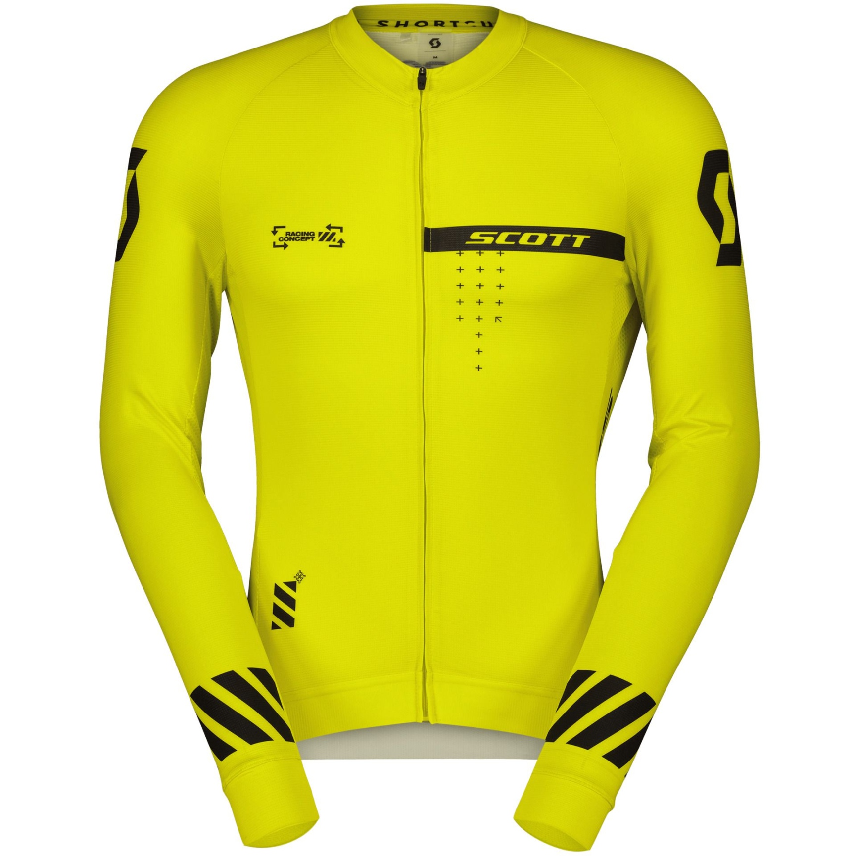 Scott Rc Pro Longsleeve Jersey Men Sulphur Yellow Black Bike