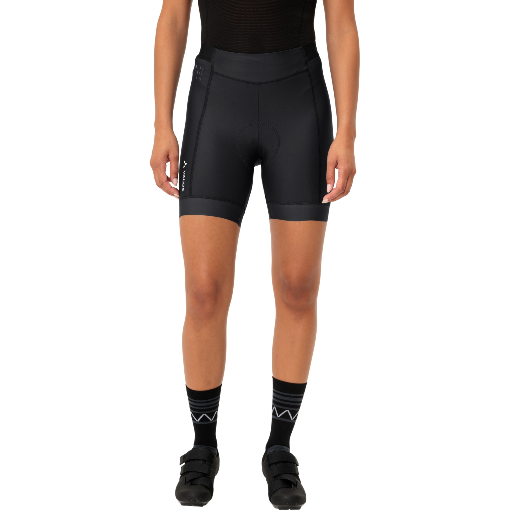 Vaude Culotte Ciclismo Mujer Posta Shorty Negro Bike