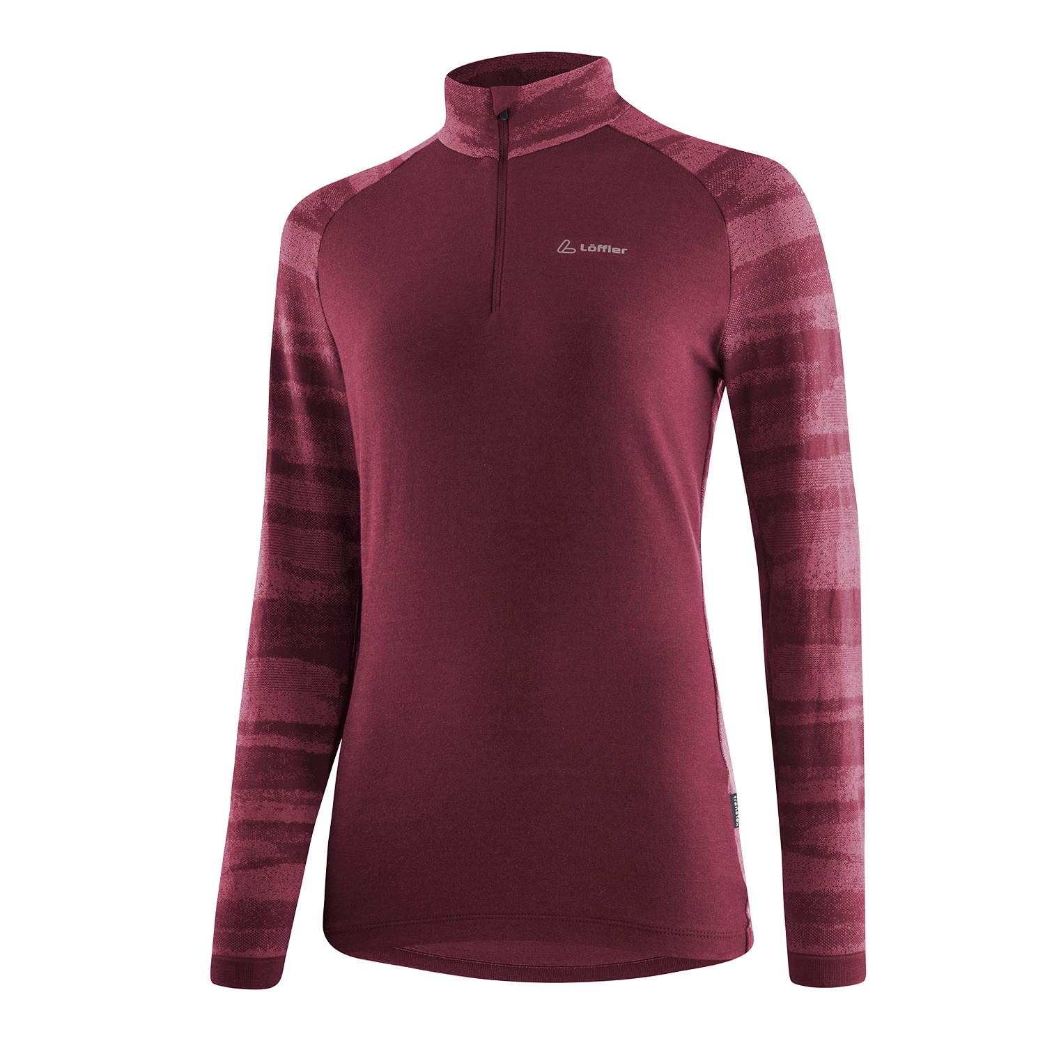 L Ffler Hywa Transtex Midlayer Shirt Met Lange Mouwen Dames Purpur