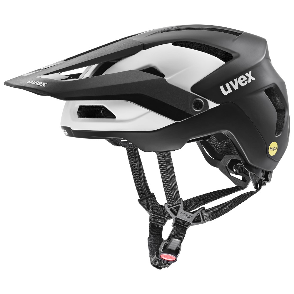 Uvex Renegade Mips Helm Schwarz Wei Matt Bike