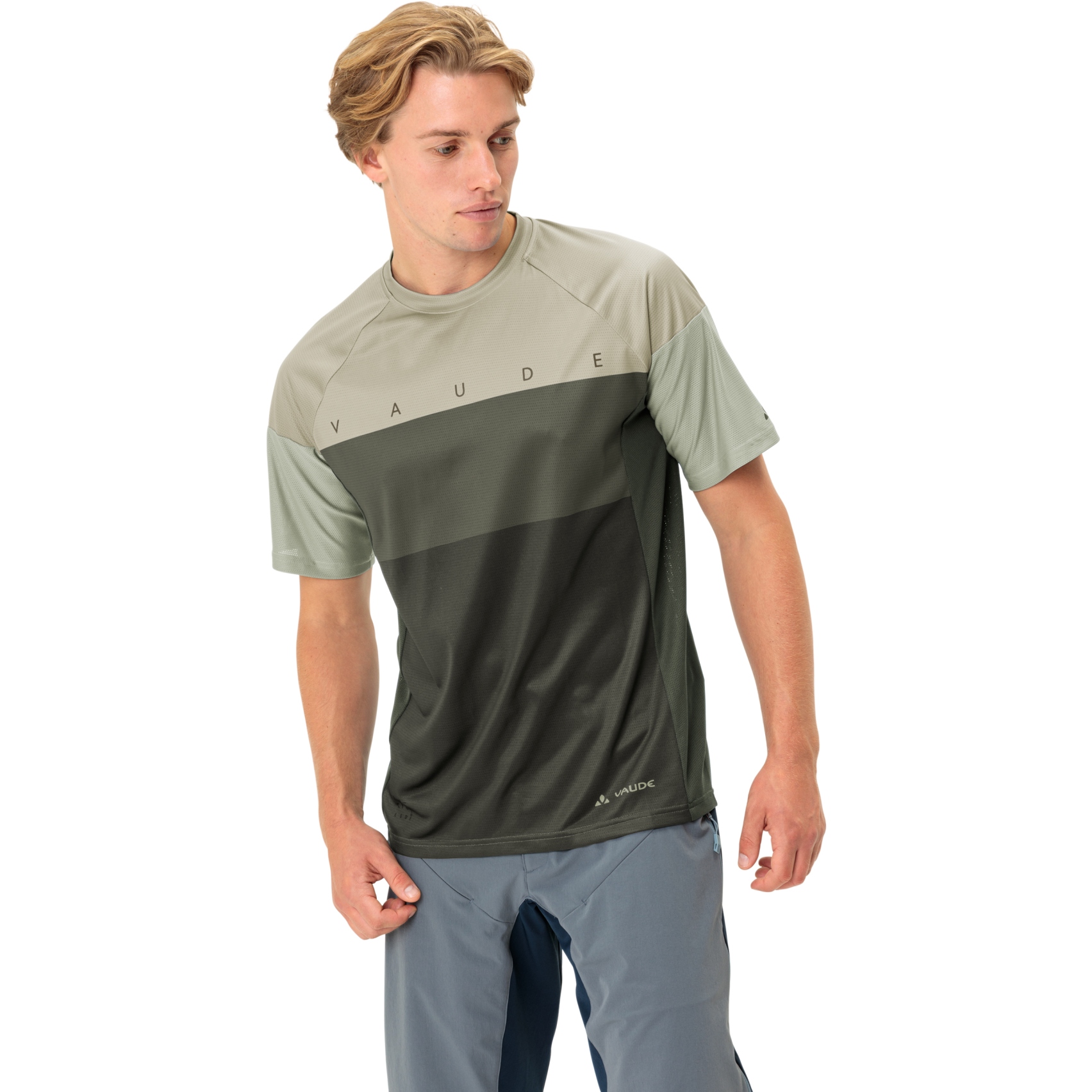 Vaude Moab VI T Shirt Heren Khaki Uni BIKE24