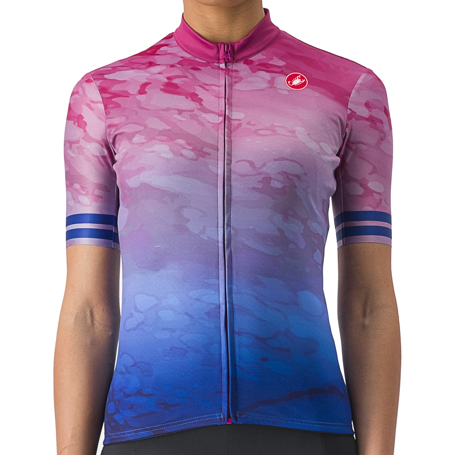 Castelli Marmo Jersey Women Multicolor Amethyst Bike