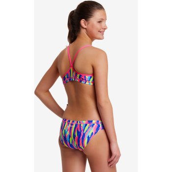 Funkita Racerback Eco Bikini Meisjes Wing Tips Bike