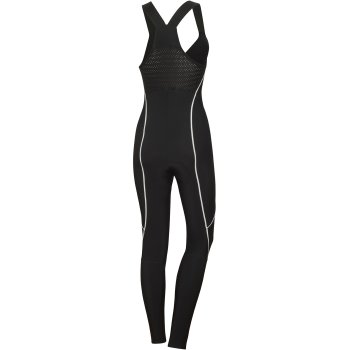 Rh Cuissard Bretelles Long Cycliste Femme Reflex Noir Reflex