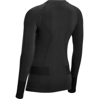 CEP Merino Base Skiing Longsleeve Shirt Women Black BIKE24