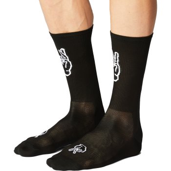 Fingerscrossed Rolling Harmony Cycling Socks Black Bike