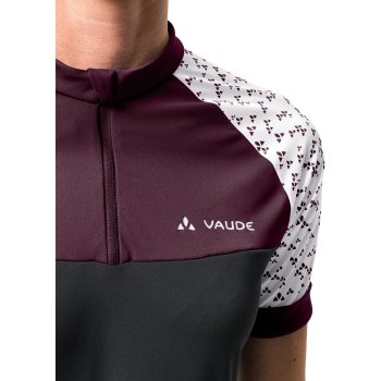 Vaude Ledro Print Shirt Met Korte Mouwen Dames Cassis Bike