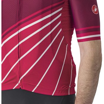 Castelli Maillot De Manga Corta Hombre Speed Strada Bordeaux