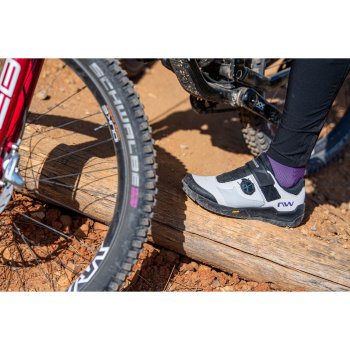 Northwave Overland Plus Mtb Schoenen Heren Light Grey Dark Purple