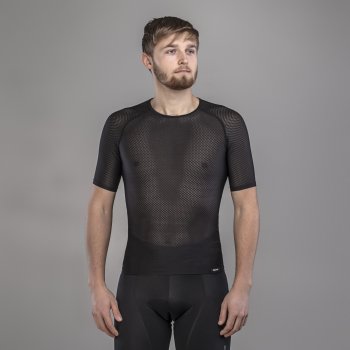 Gripgrab Ultralight Mesh Short Sleeve Base Layer Men Black Bike