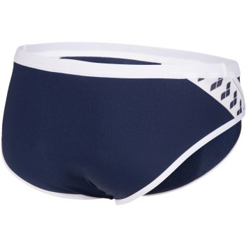 Arena Icons Solid Slip Badehose Herren Navy White Bike