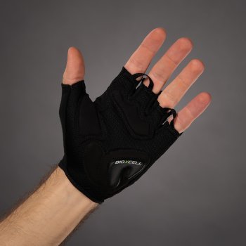 Chiba Bioxcell Air Kurzfinger Handschuhe Schwarz Bike