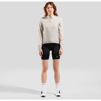 Odlo Essentials Cycling Jacket Women Silver Cloud Bike