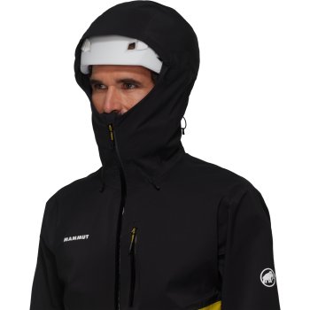 Mammut Chaqueta Con Capucha Hardshell Hombre Alto Guide Aura Negro