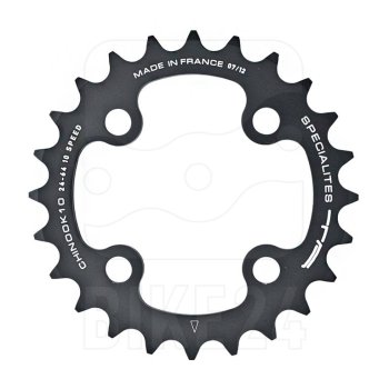 Ta Specialites Chinook Chainring Mtb Arm Mm Speed Black Bike