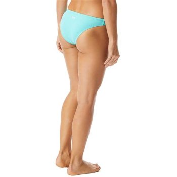 Tyr Solid Mini Bikini Bottom Women Seafoam Bike