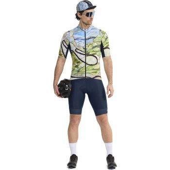 CRAFT ADV Endur Graphic Fietsshirt Heren Blaze Free BIKE24