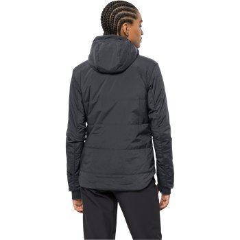 Jack Wolfskin Bike Commute Insulated Softshell Jas Dames Phantom BIKE24