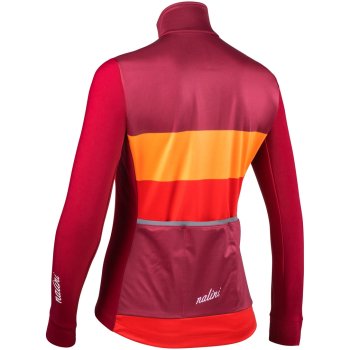 Nalini New Asfalto Jas Dames Bordeaux Orange Red Bike