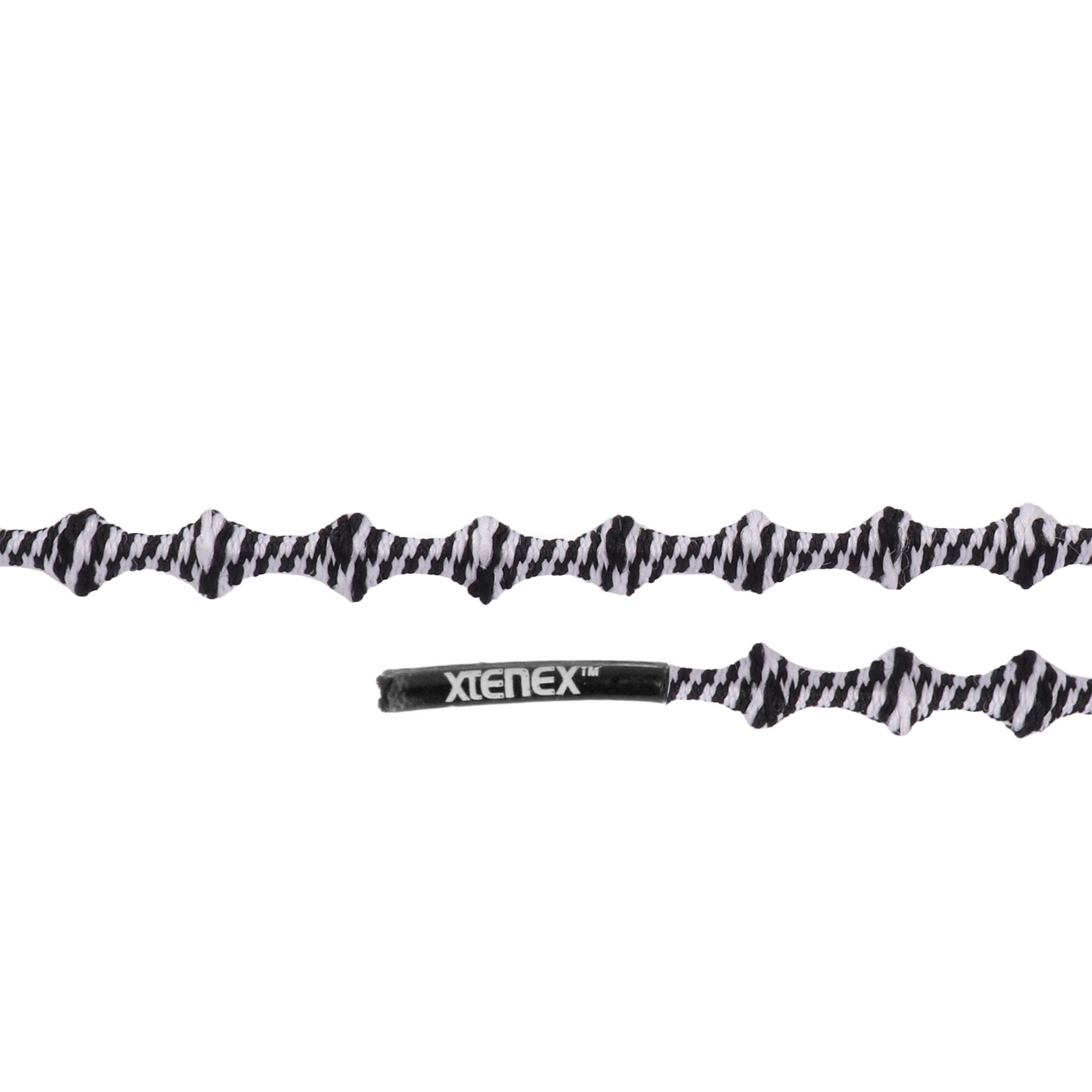 Picture of Xtenex Kids Laces - 50cm - black/white