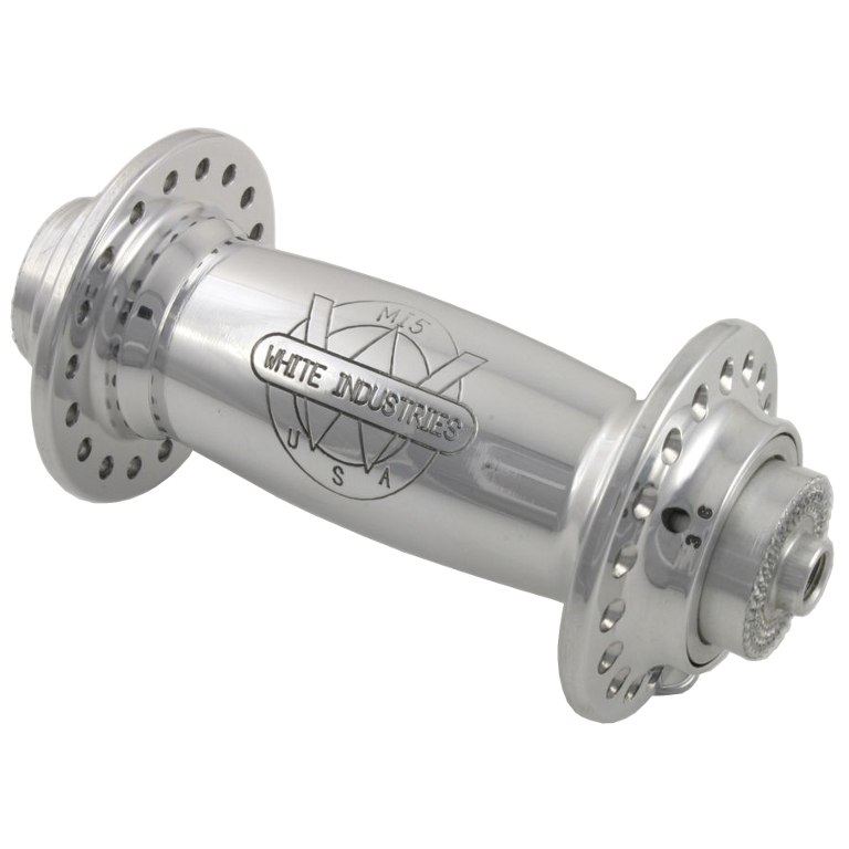 Image of White Industries MI5 Front Hub - QR 9x100mm - polished silver