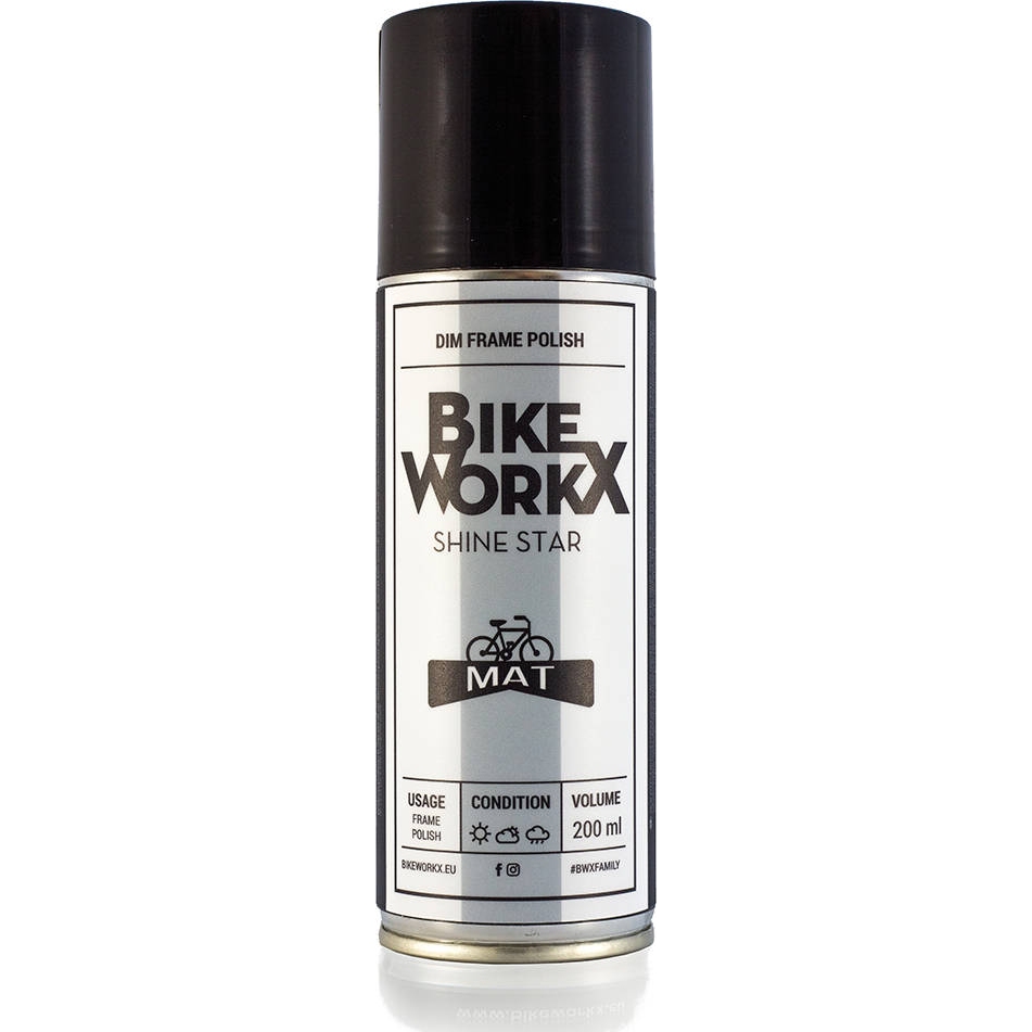 Productfoto van BikeWorkx Shiner Mat - Polish - Spray - 200ml