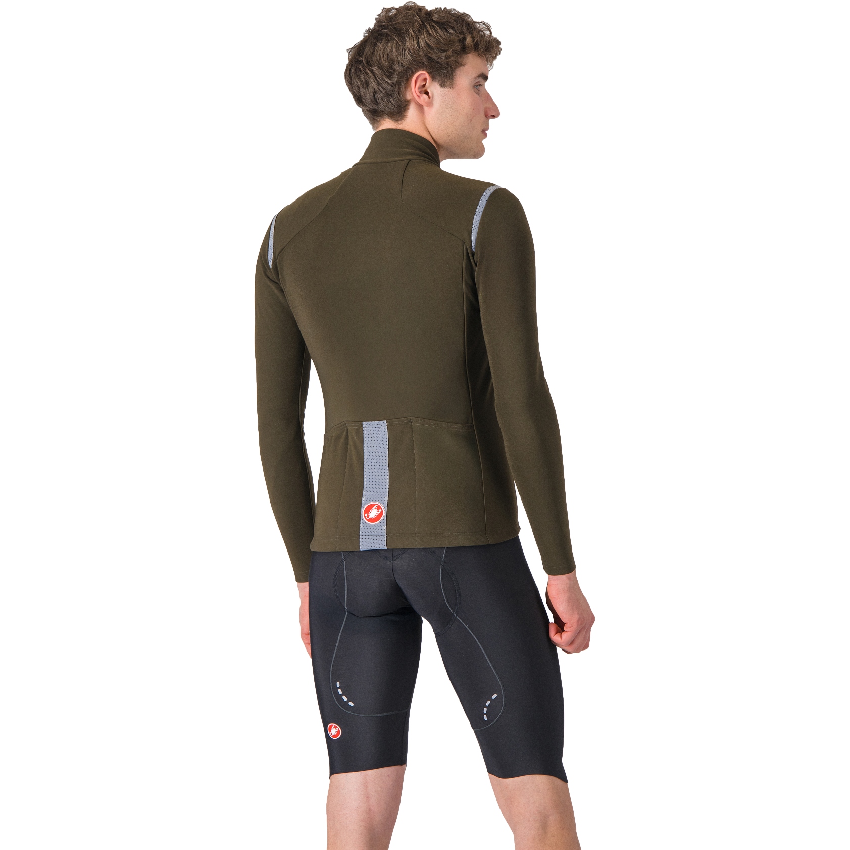 Castelli Omloop Thermal Bibshorts Men - black 010 | BIKE24