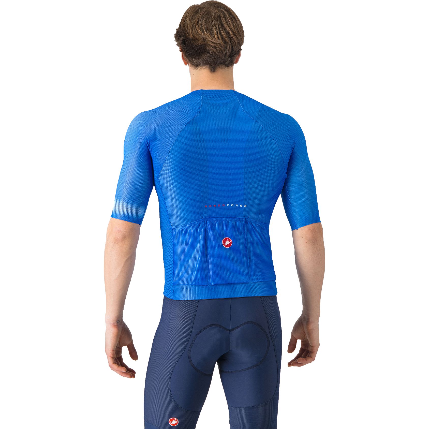 Castelli UPF LS JERSEY メンズ M 青 Castelli Mens UPF Long