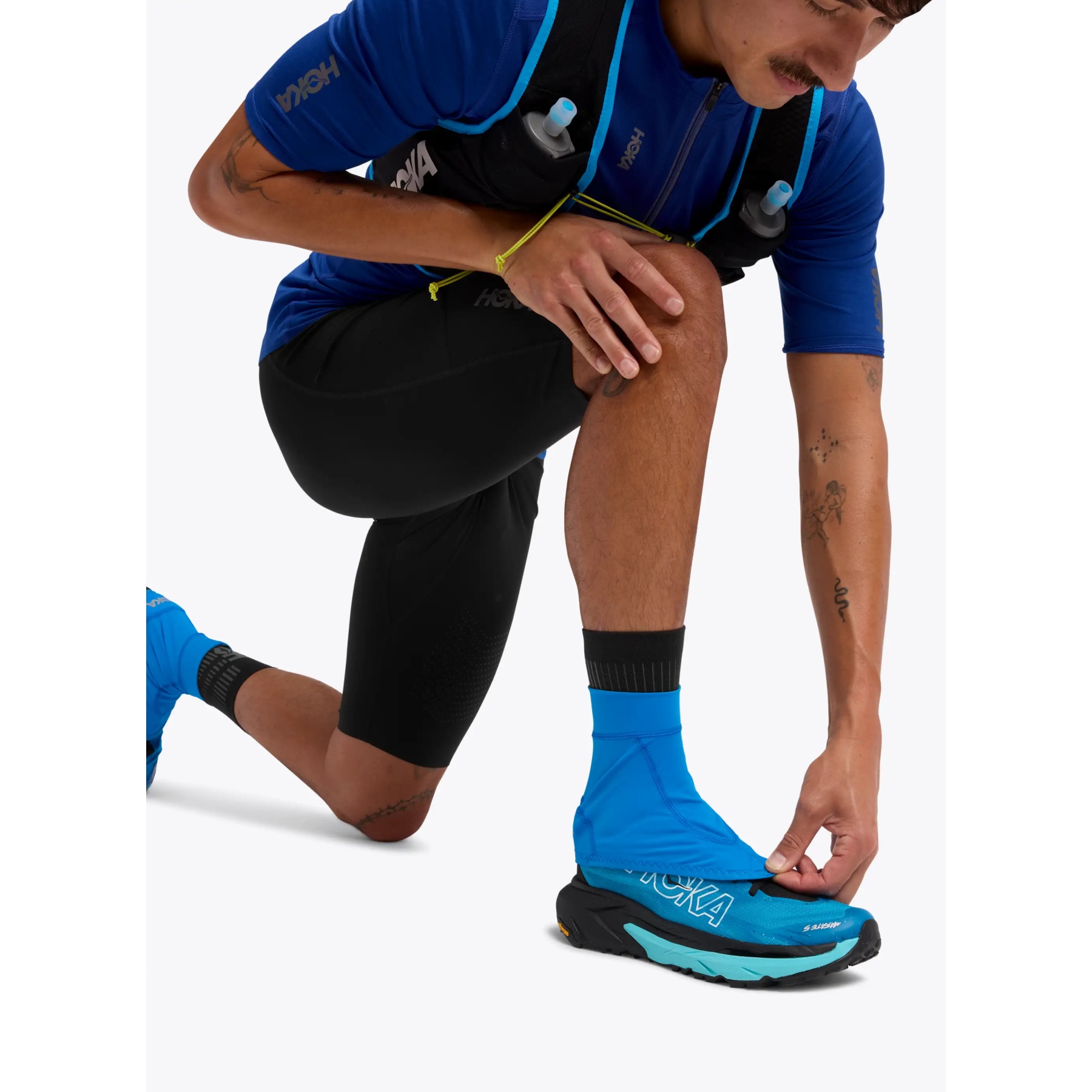 Hoka Trail Footwear Gaiters - hoka blue | BIKE24