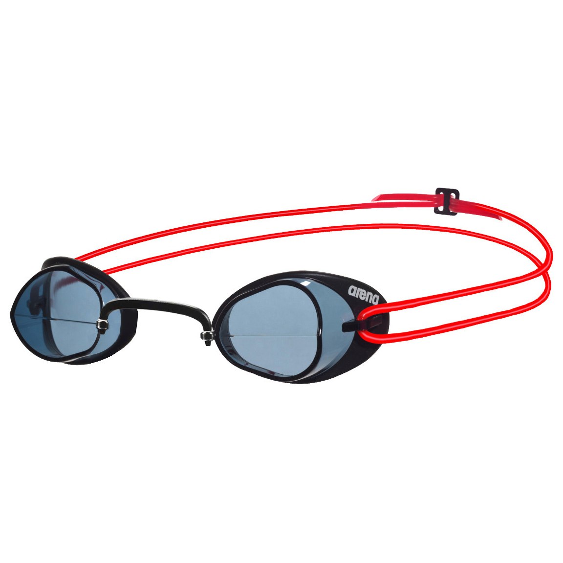 Picture of arena Swedix Swimming Goggle - Smoke - Red