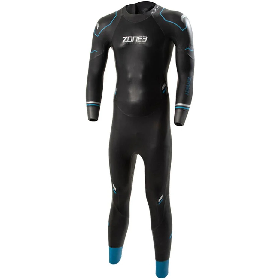 Zone3 Advance Wetsuit Men - black/blue/gunmetal | BIKE24
