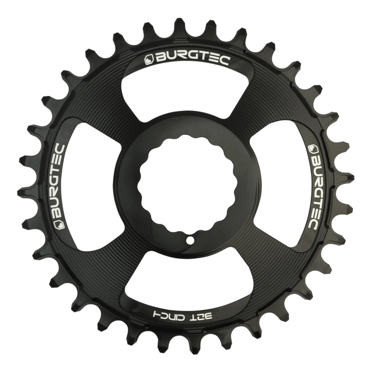 Picture of Burgtec Thick Thin Chainring - Cinch - burgtec black