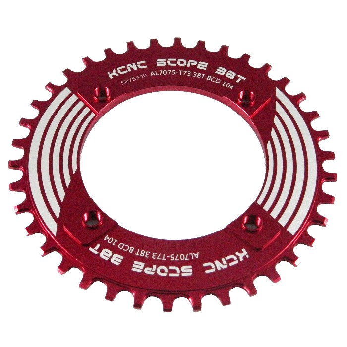 KCNC Scope MTB Kettenblatt 104mm 1-fach Narrow-Wide - rot | BIKE24