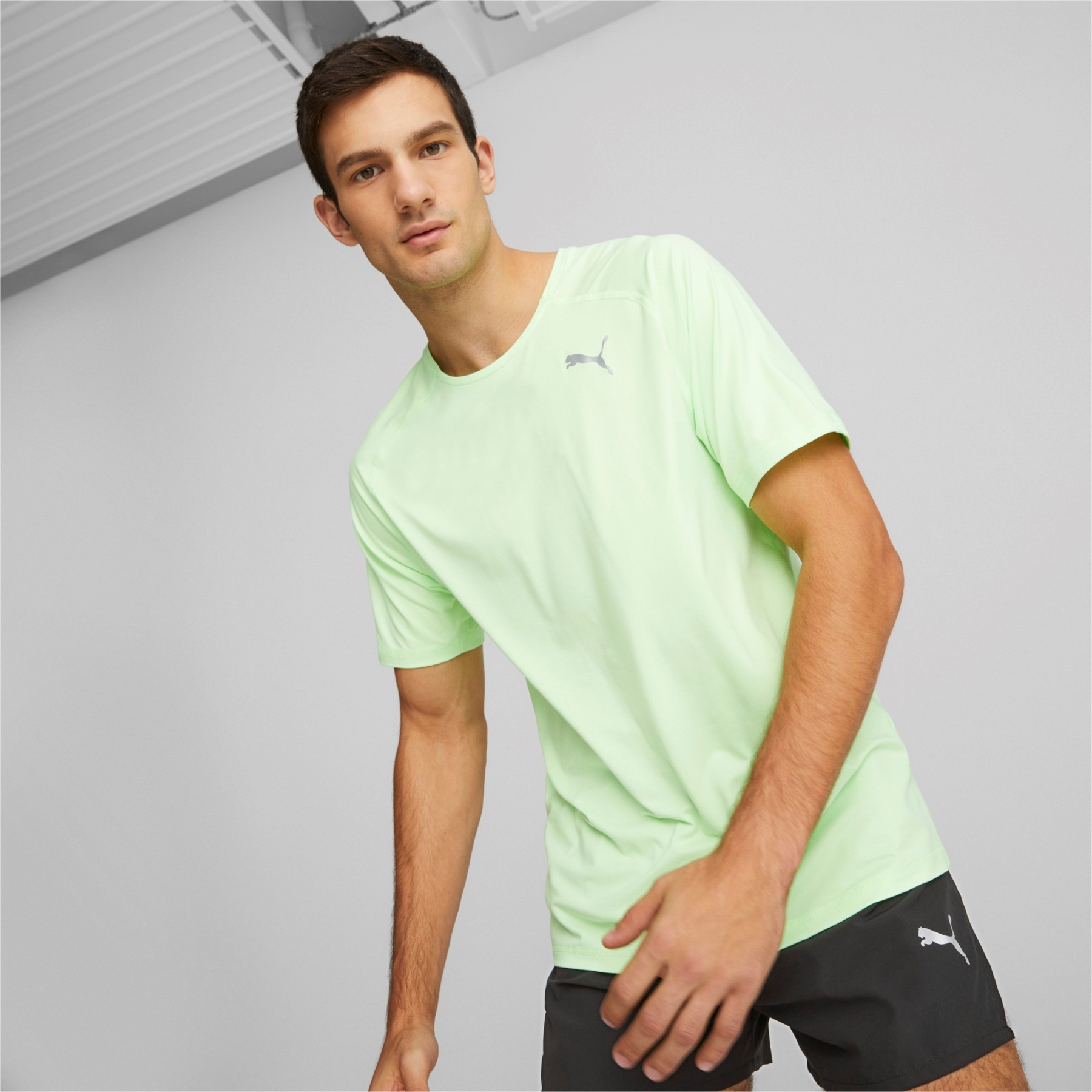 Puma Run Cloudspun T-Shirt Herren | Fizzy BIKE24 - Lime