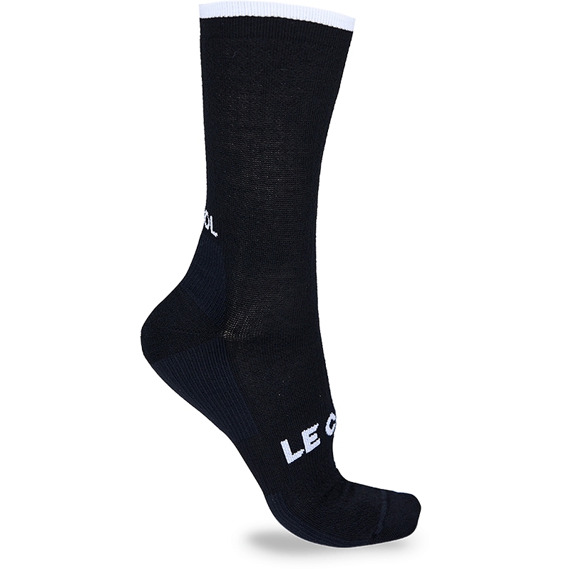 Picture of Le Col Tech Wool Cycling Socks - Black/White MERN01