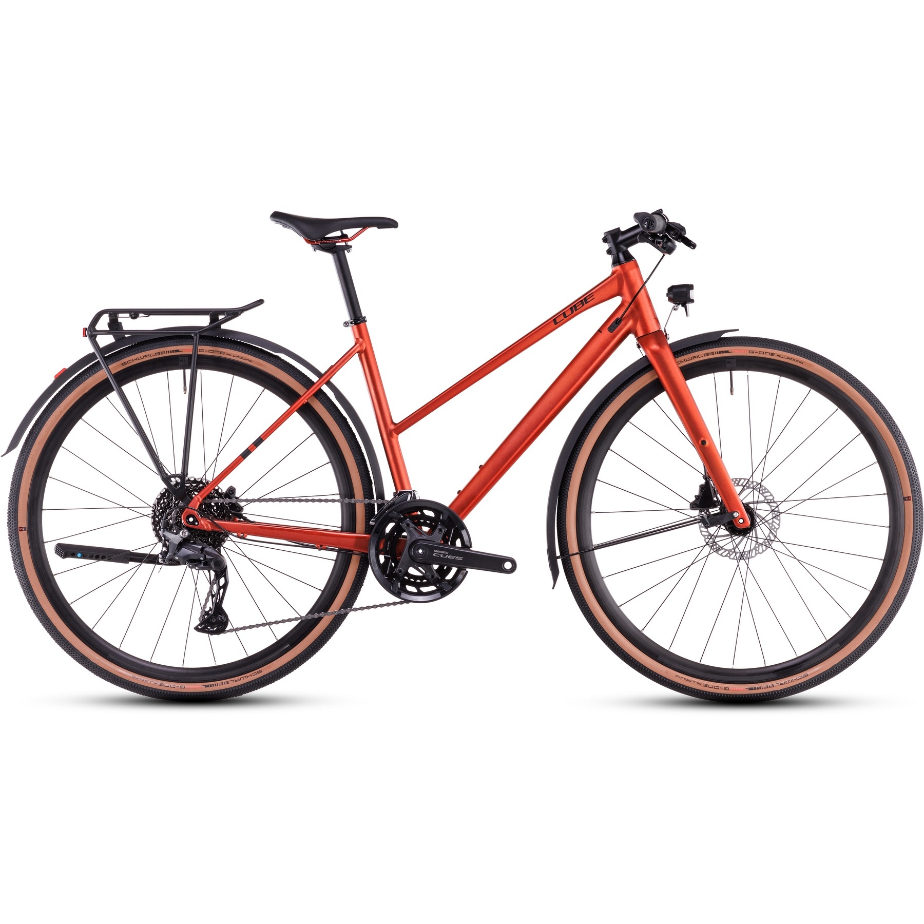Produktbild von CUBE NULANE Pro FE - Damen Fitness Bike - 2025 - fireorange / black