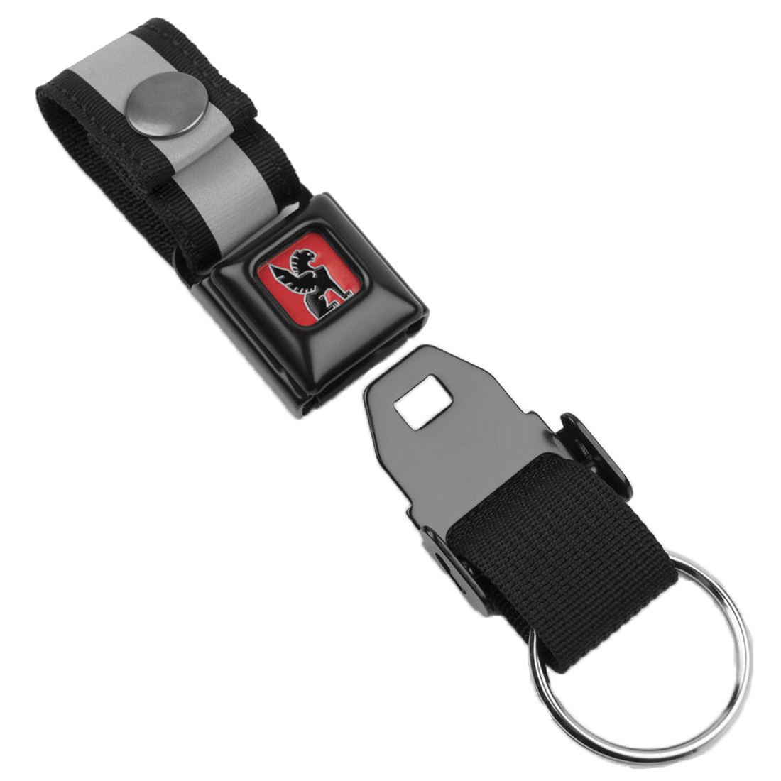 Picture of CHROME Mini Buckle Key Chain - Black / Black