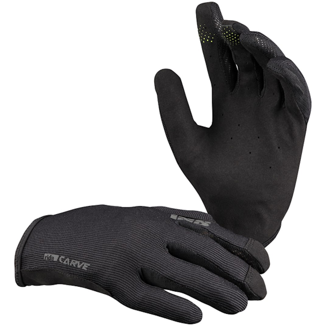 Image of iXS Carve Kids Gloves - black