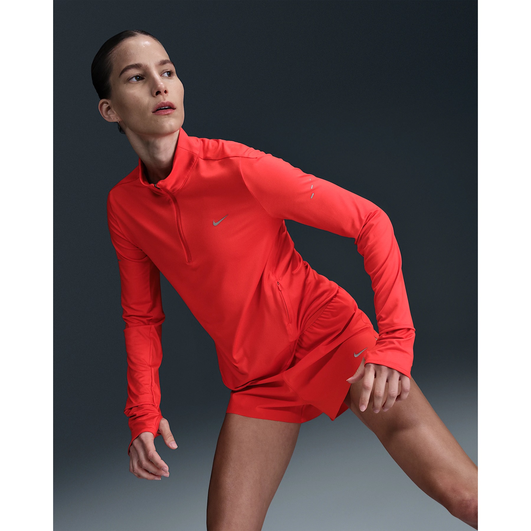 Nike Swift Dri-FIT UV 1/4-Zip Longsleeve Top Women - light