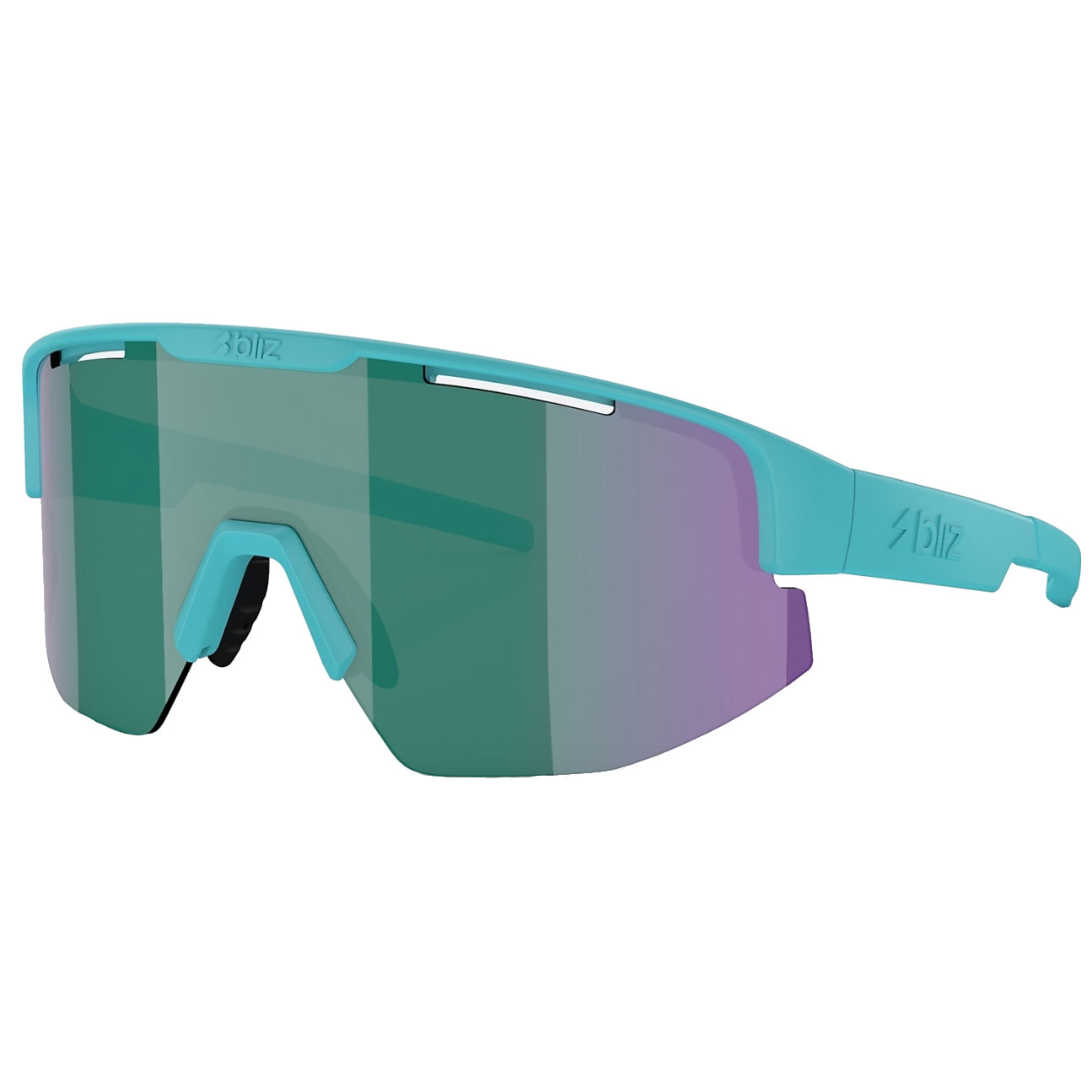 Picture of Bliz Matrix Glasses - Turquoise / Green with Blue/Green Revo