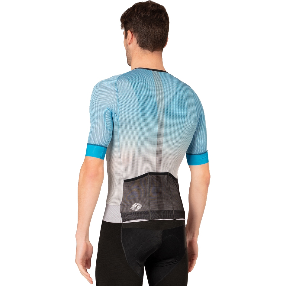 Bioracer Speedwear Cooling Jersey Men - grey/azure | BIKE24