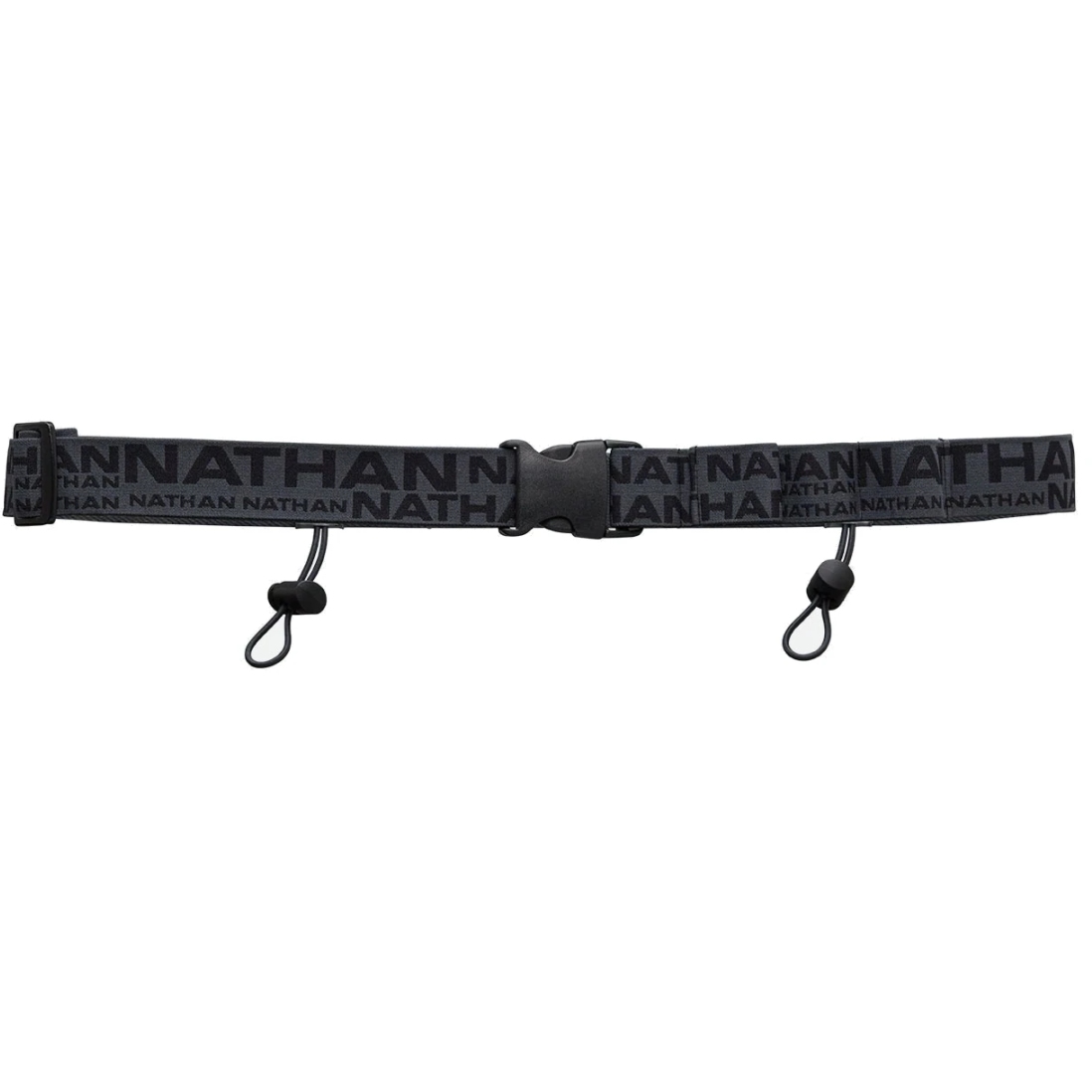 Picture of Nathan Sports Race Number Nutrition Waistbelt - black / reflective silver