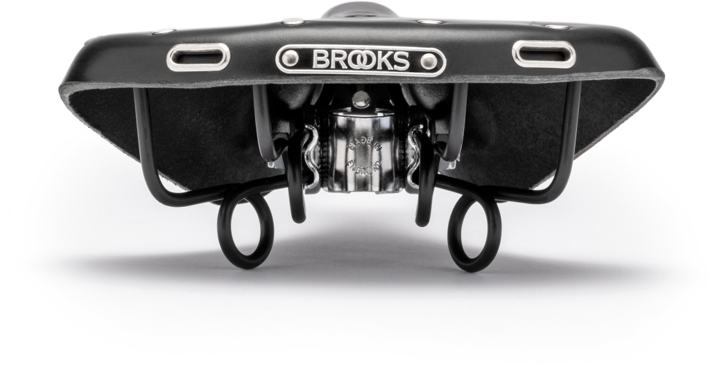 Brooks B72 Bend Leather Saddle - black