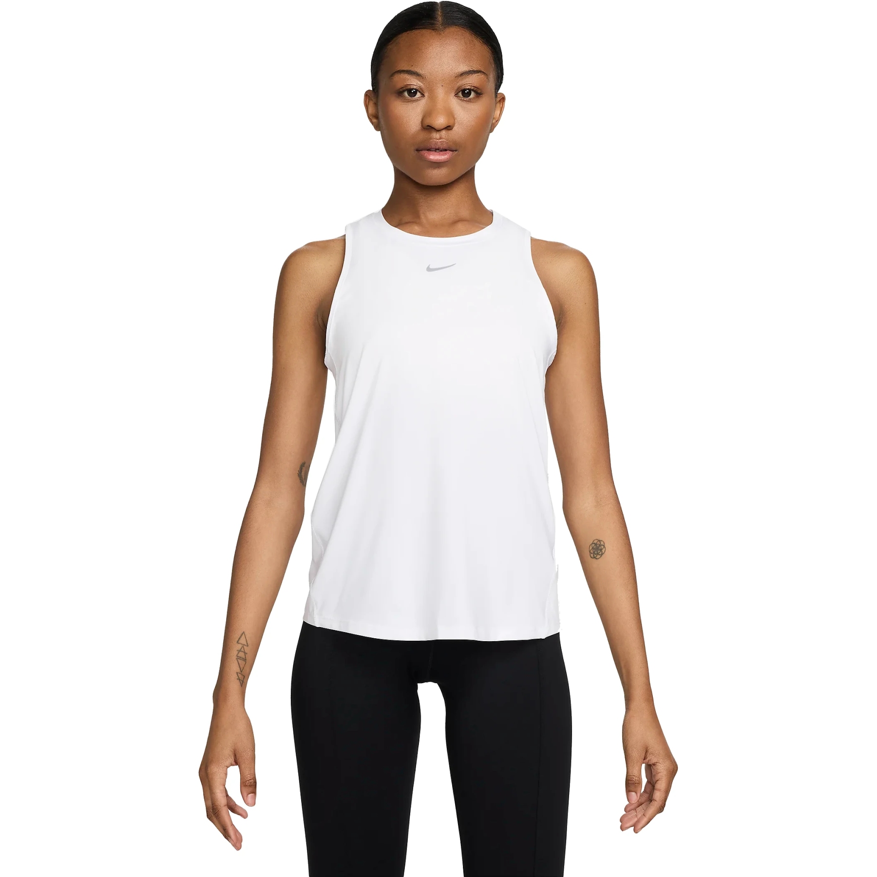 Nike One Classic Dri-FIT Tank Women - white/black FN2808-100 | BIKE24