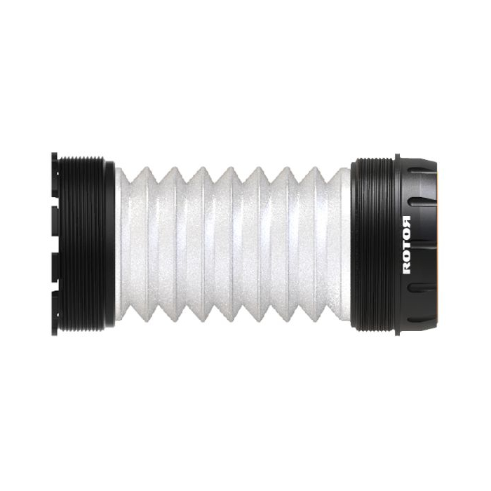 Productfoto van Rotor T47/24 Asymmetrisch Trapas - Staal - T47-77-24 - zwart