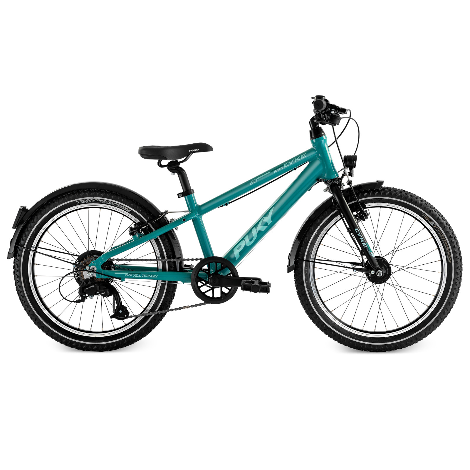 Picture of Puky CYKE 20-7 ACTIVE Children&#039;s Bike - 20&quot; | 7 Gears - turquoise/black