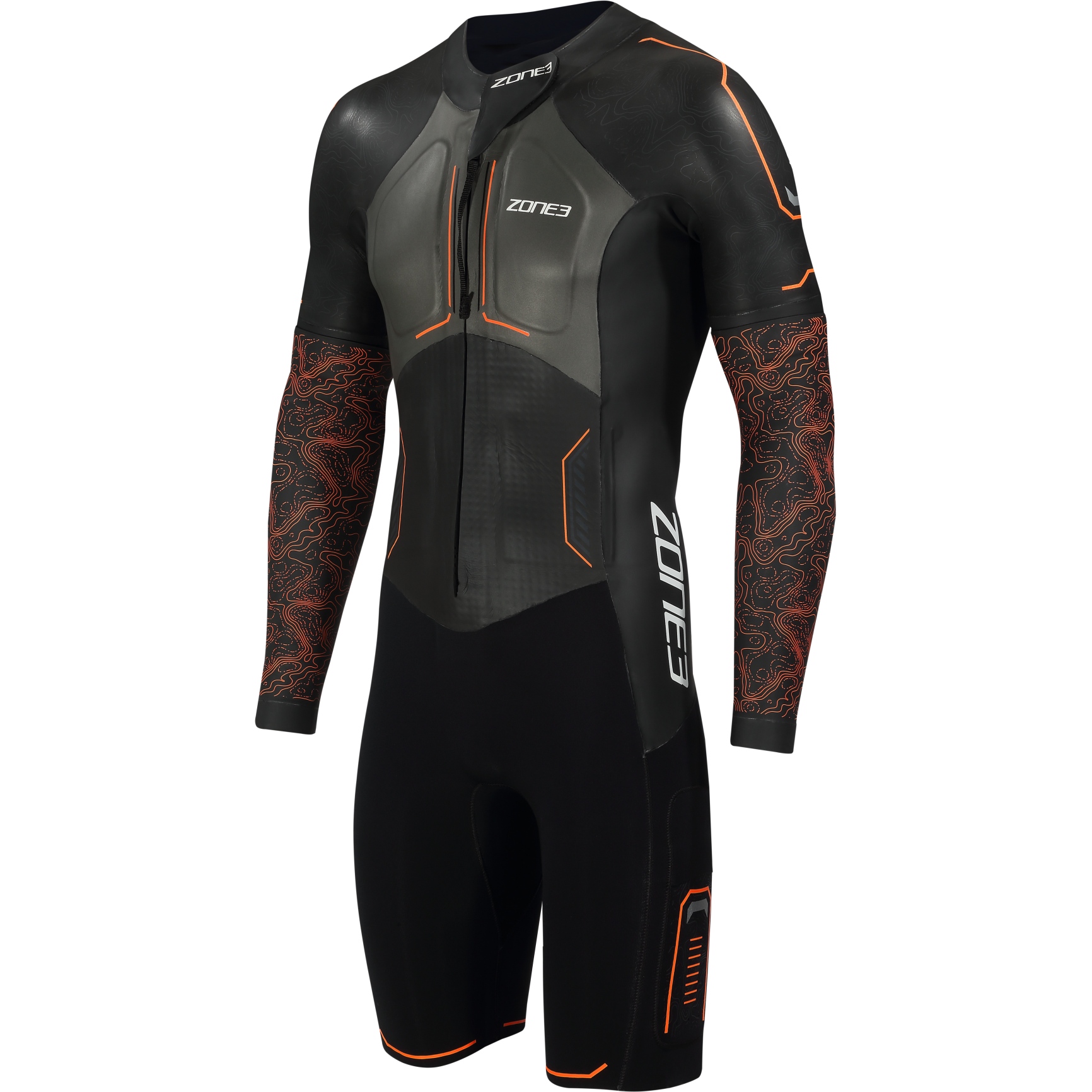 Foto de Zone3 Neopreno Hombre - Evolution Swimrun - negro/naranja/gunmetal