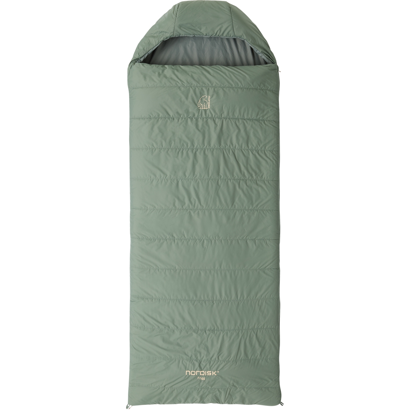 Image of Nordisk Frigg + 10° Blanket Sleeping Bag - Size XL | Agave Green/Castor Gray